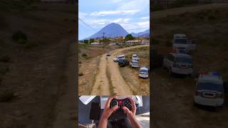 GTA V Scorpio Police Chase 🚔💨 Realistic Indian Police Mod#gaming #gtav  #shorts