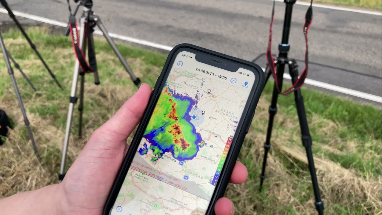 Silné bouře u Strakonic 29.6.2021 - shelf cloud