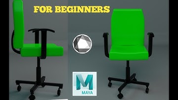 MODELING A 3D REVOLVING CHAIR FOR BEGINNERS IN AUTODESK MAYA