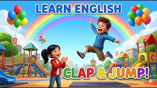 Clap Clap Jump Jump! 👏 | Adam & Sara Nursery Rhyme | Fun Learning Song for Kids