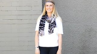 12 Ways to Wear a Scarf or Shawl | #1 The Scarf