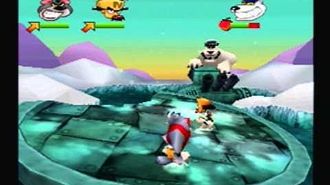 Crash Bash (Coop) : Bearminator (Boss 2)