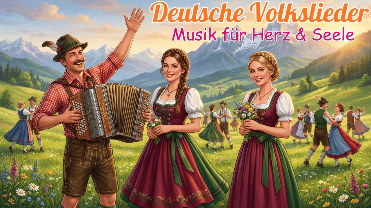 🎶 Die schönsten Volkslieder aus Deutschland 🍃 Sanfte Melodien für Herz, Heimat & ruhige Abende