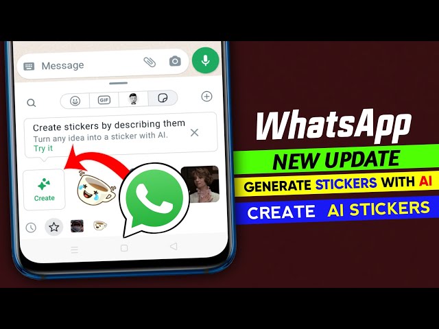 How to use WhatsApp's new AI tool to generate fun stickers