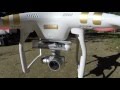 Dji phantom  3 professionnel  prsentation nacelle 3 axes brushless