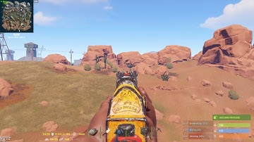 RUST : AK with Muzzle Brake + Laser Sight Short Comparison