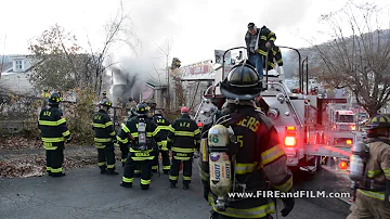 2nd Alarm House Fire - Ashland, PA - 11/24/2017