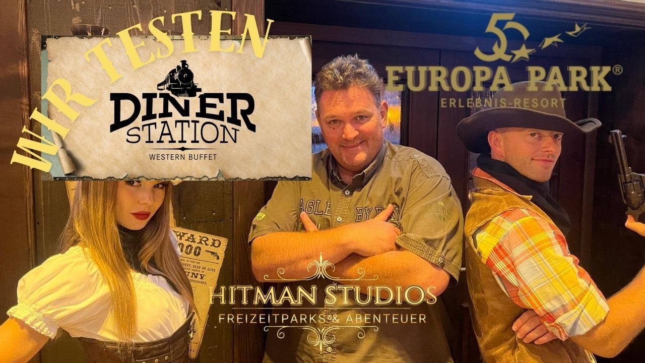 DINER STATION - EUROPA PARK (Neu 2025) TEST Western Buffet - SILVER LAKE CITY