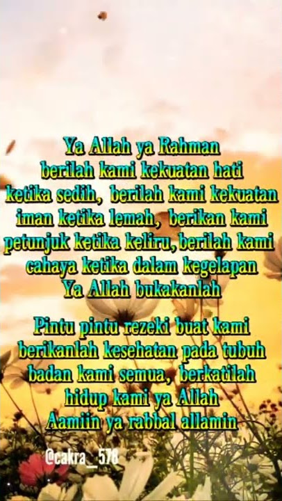 Story wa [YA ALLAH KABULKAN DO'AKU]