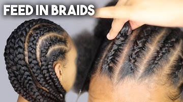 How To Cornrow Your Own Hair with Extensions Feed In for Beginners