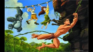 طفل بيتربى فى الأدغال وسط الغوريلات كأنه واحد منهم وبيتكلم لغتهم!.. فيلم Tarzan