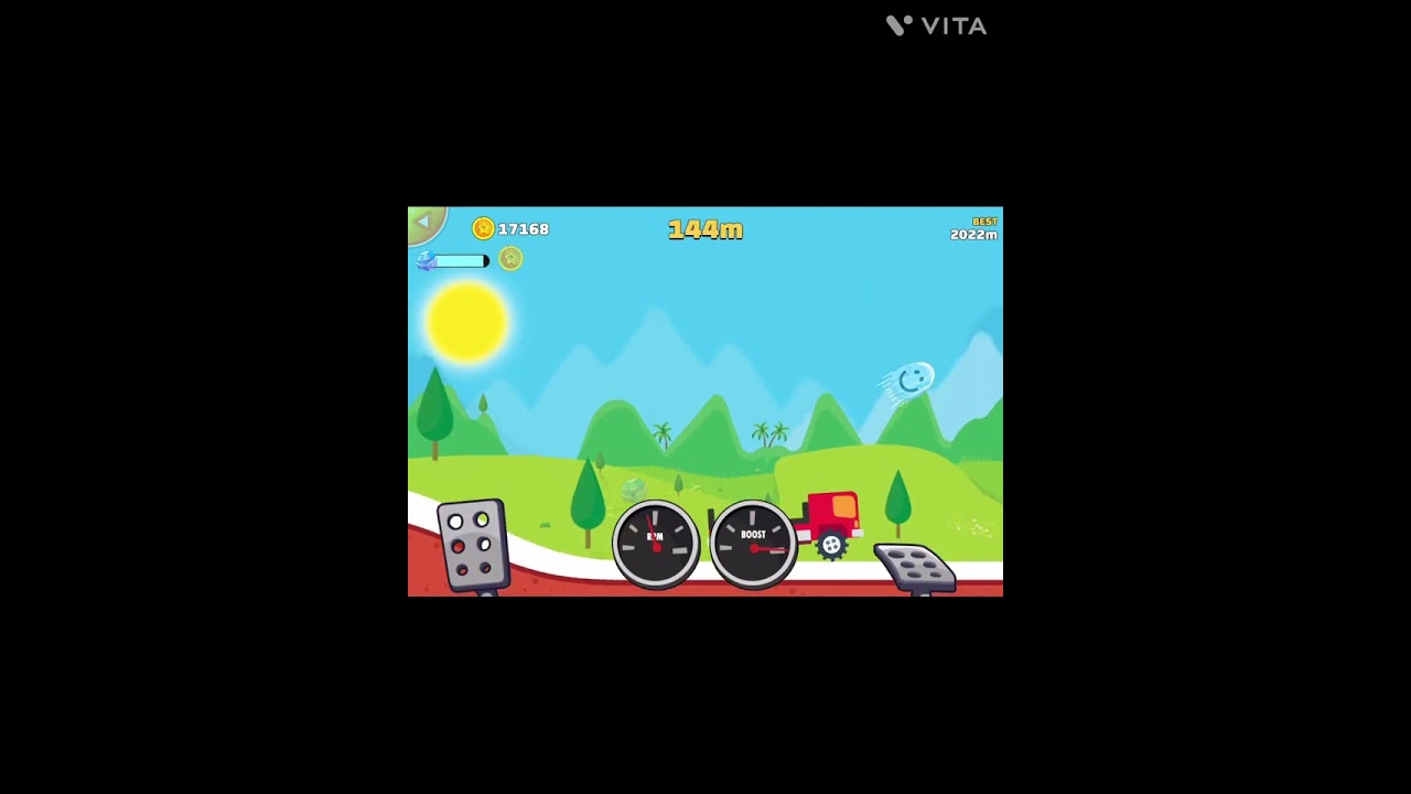 How far can I get without the container in Eggy Car?