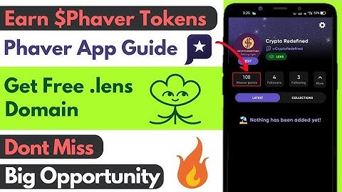 Get Free Lens Protocol Domain | Phaver App Guide | Crypto Airdrop