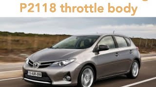 P2118 No Acceleration after jump start flat battery accelerator not working  Toyota Auris Corolla