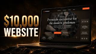I Built a $10,000 Premium Fashion Website | Luxury Web Design (2026)