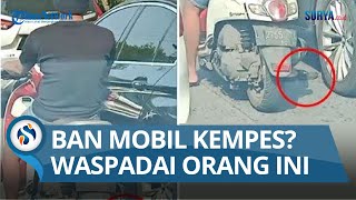 DITANGKAP POLISI, Pelaku Ranjau Paku di Mayjen Sungkono Surabaya, Aksinya Direkam di Lampu Merah