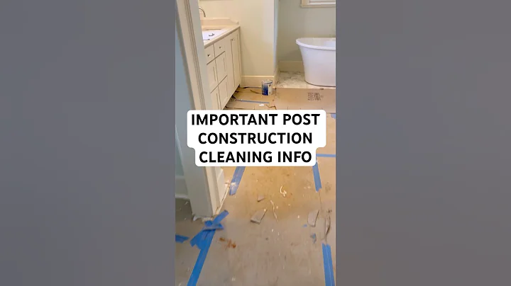 Post construction cleaning! What to use, pricing, and more! #constructioncleanup #postconstruction