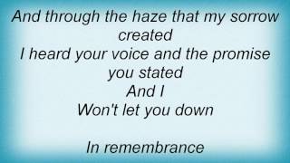 Evergrey - In Remembrance Lyrics