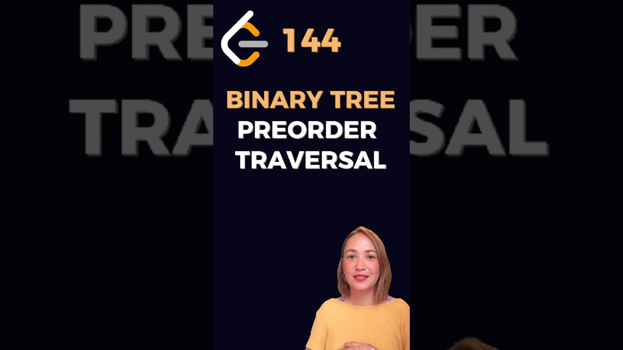 What is PRE-ORDER Traversal? | Explained with LeetCode 144 Solution!