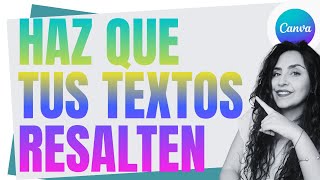 🔥 COMO EDITAR TEXTOS EN CANVA - Aplica los mejores efectos a tus textos de CANVA 🔥