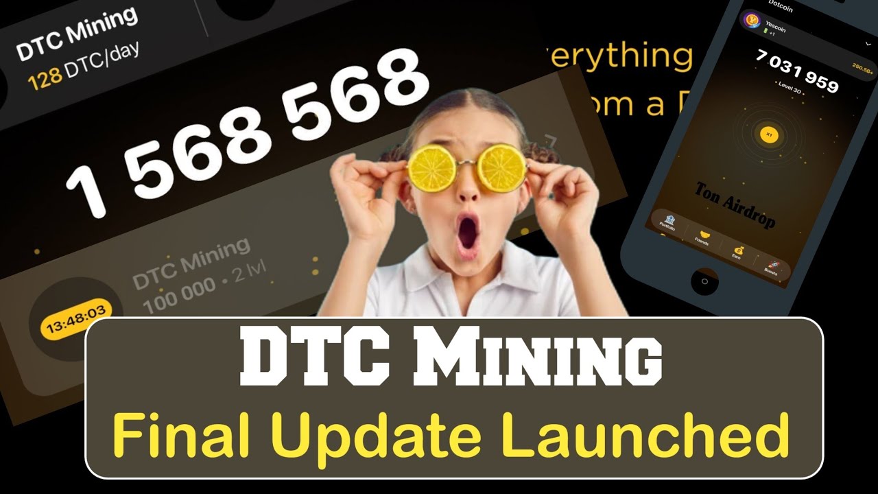 Dotcoin New Update Arrived | How to Earn DTC coin in telegram - YouTube