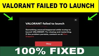 FIX Riot Valorant Not Opening or Launching Problem After Launch - (2023) | FIX Not Launching Error