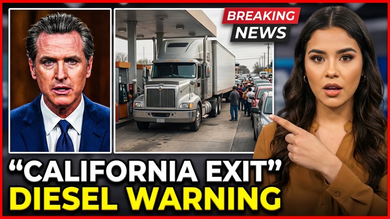 CALIFORNIA GOVERNOR PANICS: Blue Diamond & Pizza Hut Flee as Diesel Runs Out