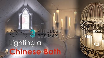 Chinese Bathroom | Light Study | 3ds Max