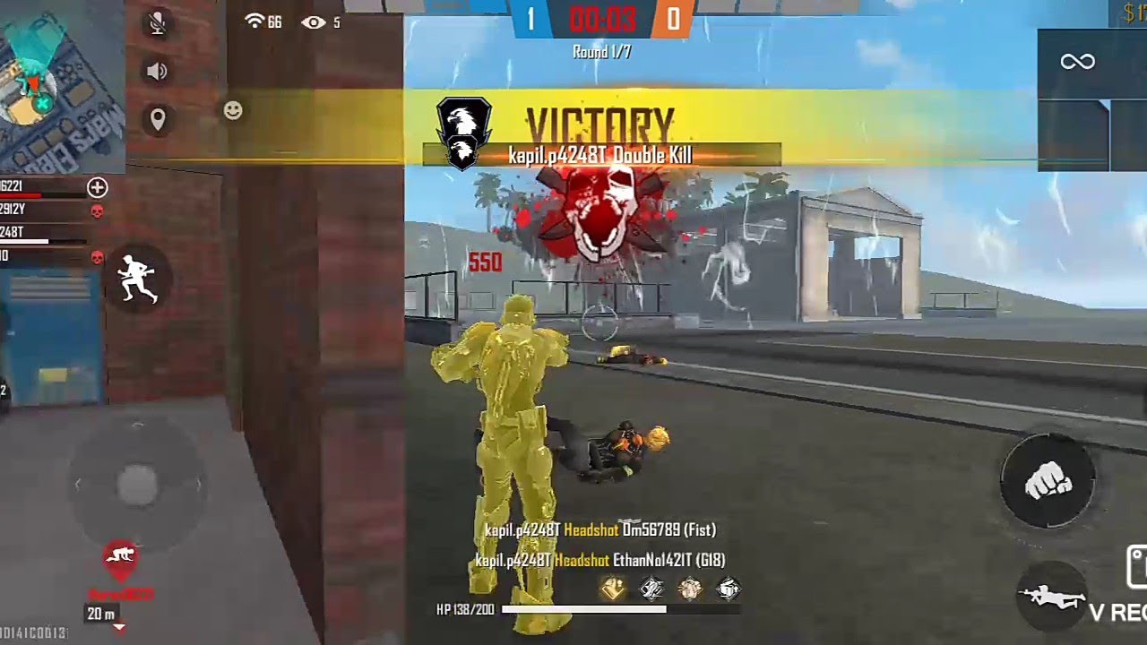 Clash squad rank mode gameplay Garena Free Fire. - YouTube