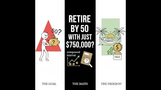 Retire At 50 With $750,000 — The Math Nobody Tells You