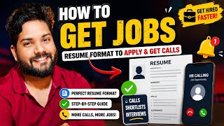 How To Create A Resume That Gets You Job Calls Best Resume Format For Freshers 2026