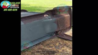 Rust Removal Old Stove by Alien Laser Cleaning