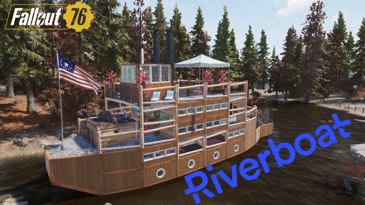 Fallout 76 Camp RIVERBOAT YouTube fallout-76-camp-riverboat-youtube