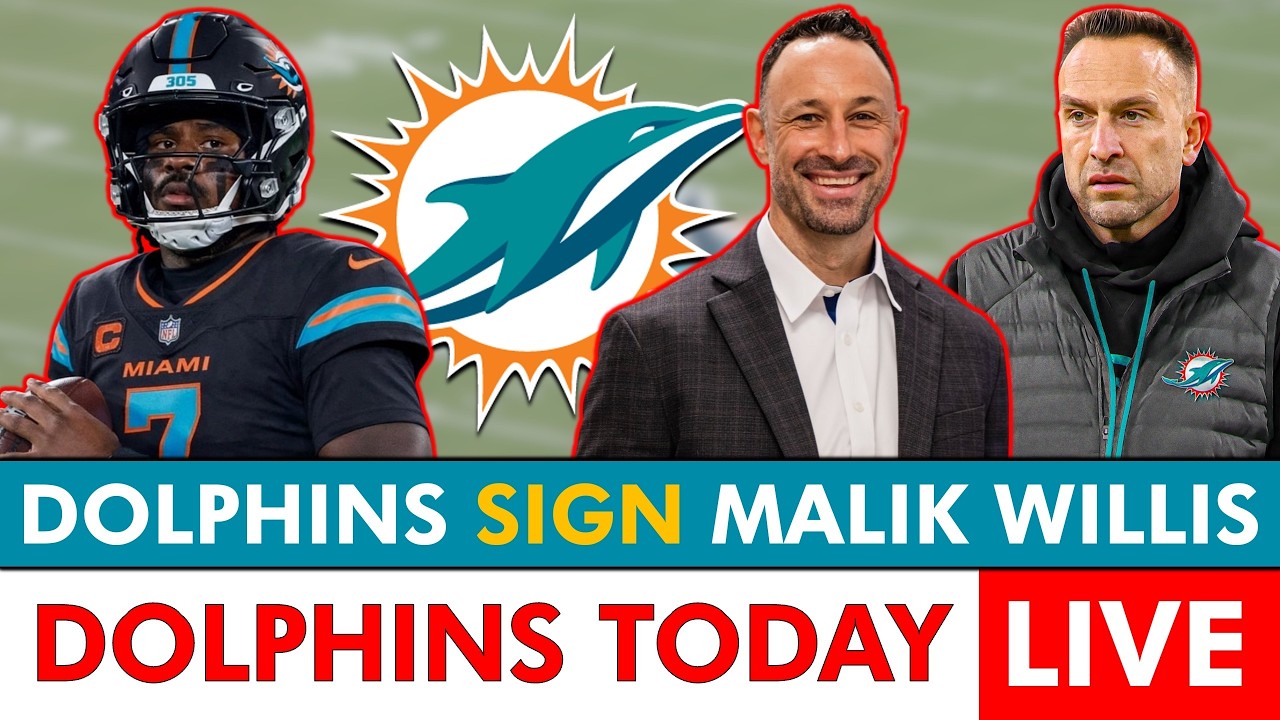 Miami Dolphins 2026 NFL Free Agency LIVE Day 1: Dolphins Sign Malik Willis + NFL Free Agency Tracker