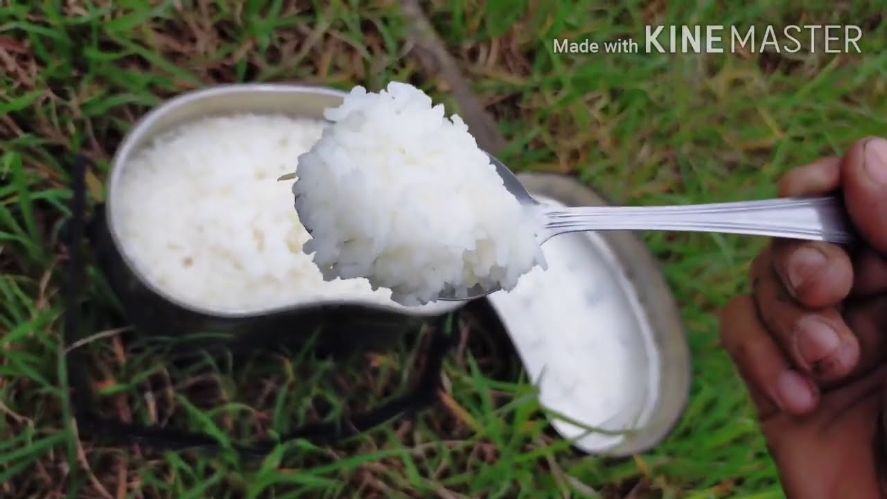 วิธีหุงข้าวหม้อสนาม เวลาตั้งแคมป์ (สุกเหมือนหม้อไฟฟ้าแถมไม่ติดกันหม้อ) ชีวิตหลงปา(EP5)