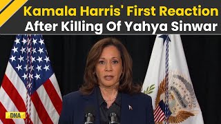 Justice Served: Kamala Harris On Hamas Chief Yahya Sinwar's Death | Israel-Gaza War