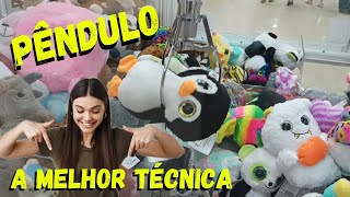 Pêndulo, a melhor técnica para pegar ursinhos na máquina