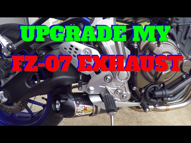FZ-07 EXHAUST INSTALL ! Two Brothers S1R Exhaust Install Guide