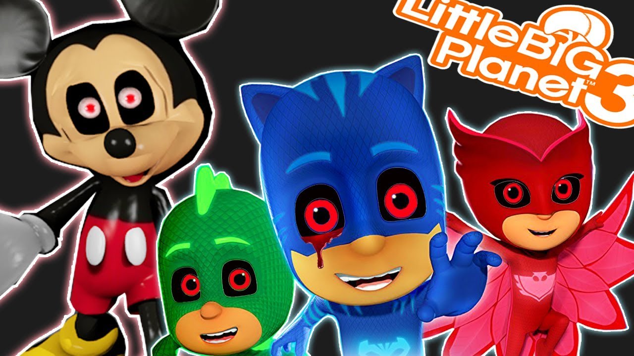 Pj Masks Mickey Littlebigplanet3 Youtube - momo en roblox mickey mouse disney characters character