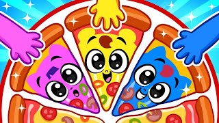 Pizza de Chocolate Negro vs Pizza de Frutas Coloridas  Desafío de Pizza para Niños