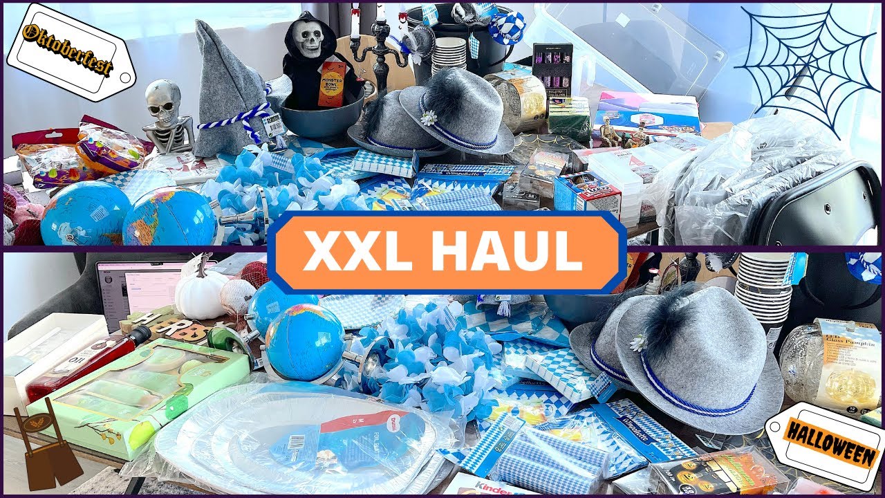 XXL Haul 2022/ Deko Oktoberfest Halloween /KIK Action Tedi Haul