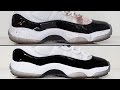 Air Jordan 11 Concord - How to deep clean stained White mesh