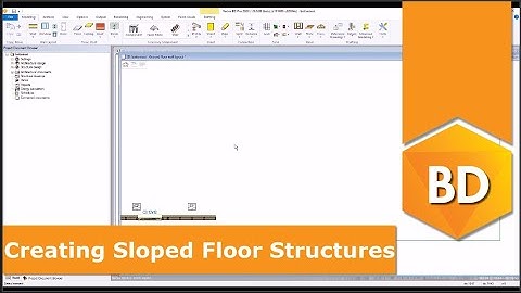 Creating sloped floor structures