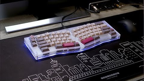 Switch Couture Acrylic Alice with Alpacas (lubed with 205g0 and filmed) - Typing Sound Test