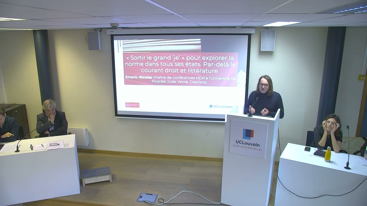 "Sortir le grand ‘je’" pour explorer la norme dans tous ses états (E. Nicolas)