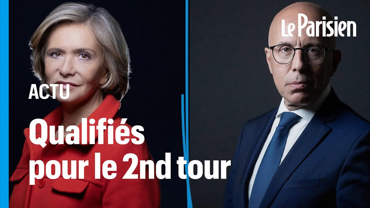 eric ciotti et valerie pecresse qualifies pour le second tour de la primaire lr youtube