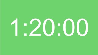 1 Hour 20 Minute Timer - 80 Minute Countdown Timer