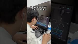 Office Olympics: Video Making. Who's taking gold🥇 #officeolympics #workfun #competition #goldmedal