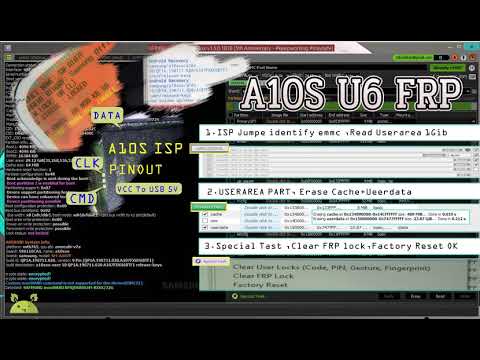 SAMSUNG A10S SM-107F U6 Remove FRP By UFI
