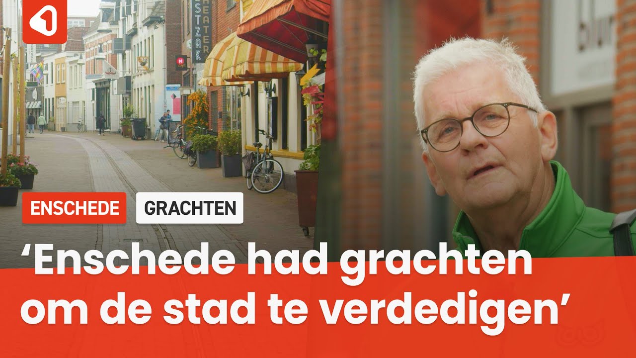 Langs de sporen van de oude grachten in Enschede met stadsgids Ton Völker